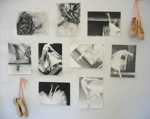 Senior Thesis - Ballet Drawings by Joanna Baker