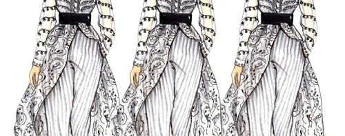 Giambattista Valli Fashion Illustration by Joanna Baker