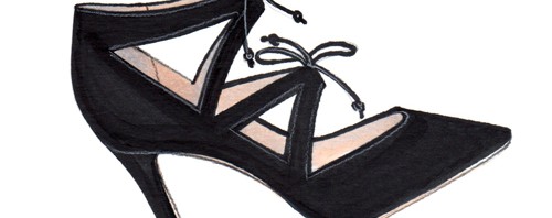 Fashion Week Stilettos Illustration by Joanna Baker