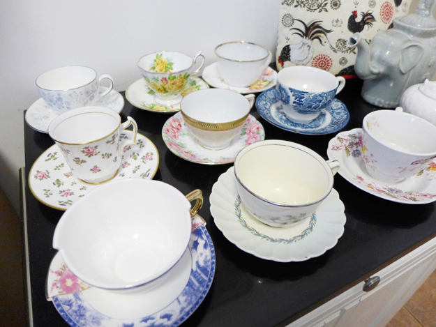 Vintage Teacups - Joanna Baker Illustration Pop Up Shop