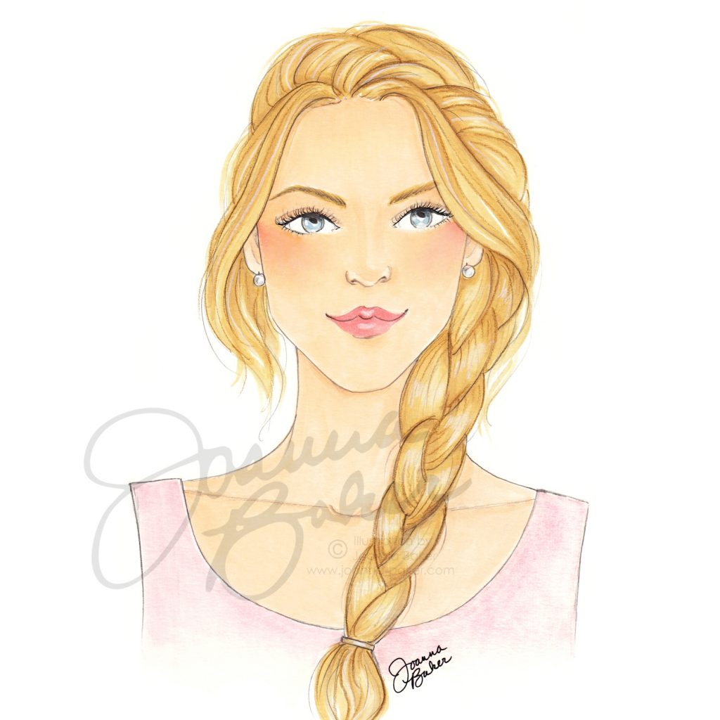 Commissioned Custom Illustration for Joanna Vargas Skincare