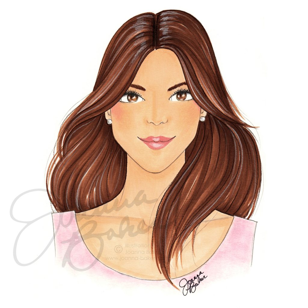 Commissioned Custom Illustration for Joanna Vargas Skincare
