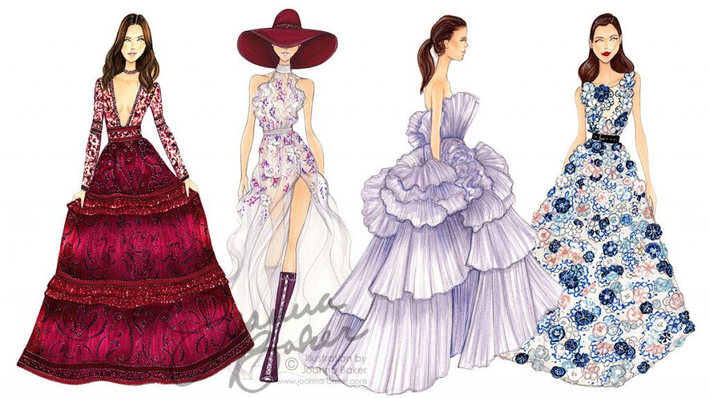 couture fashion drawing