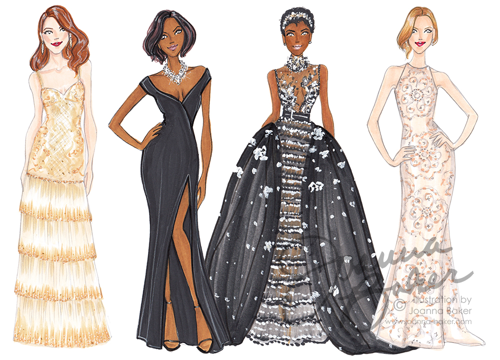 armani prive | Joanna Baker : Fashion & Lifestyle Illustrations