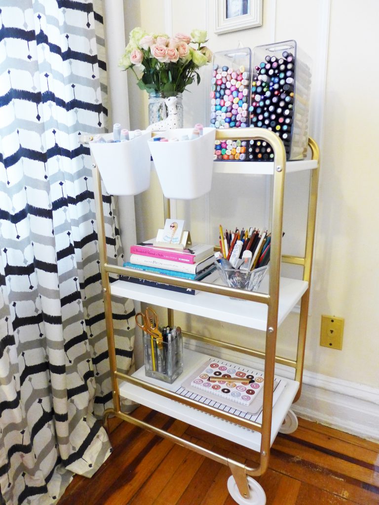 DIY Art Cart Tutorial by Joanna Baker