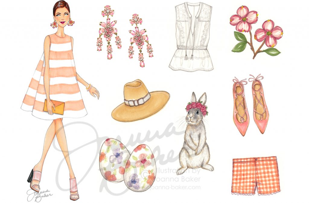 Joanna Baker Illustrated Favorite Things Calendar - Happy April!