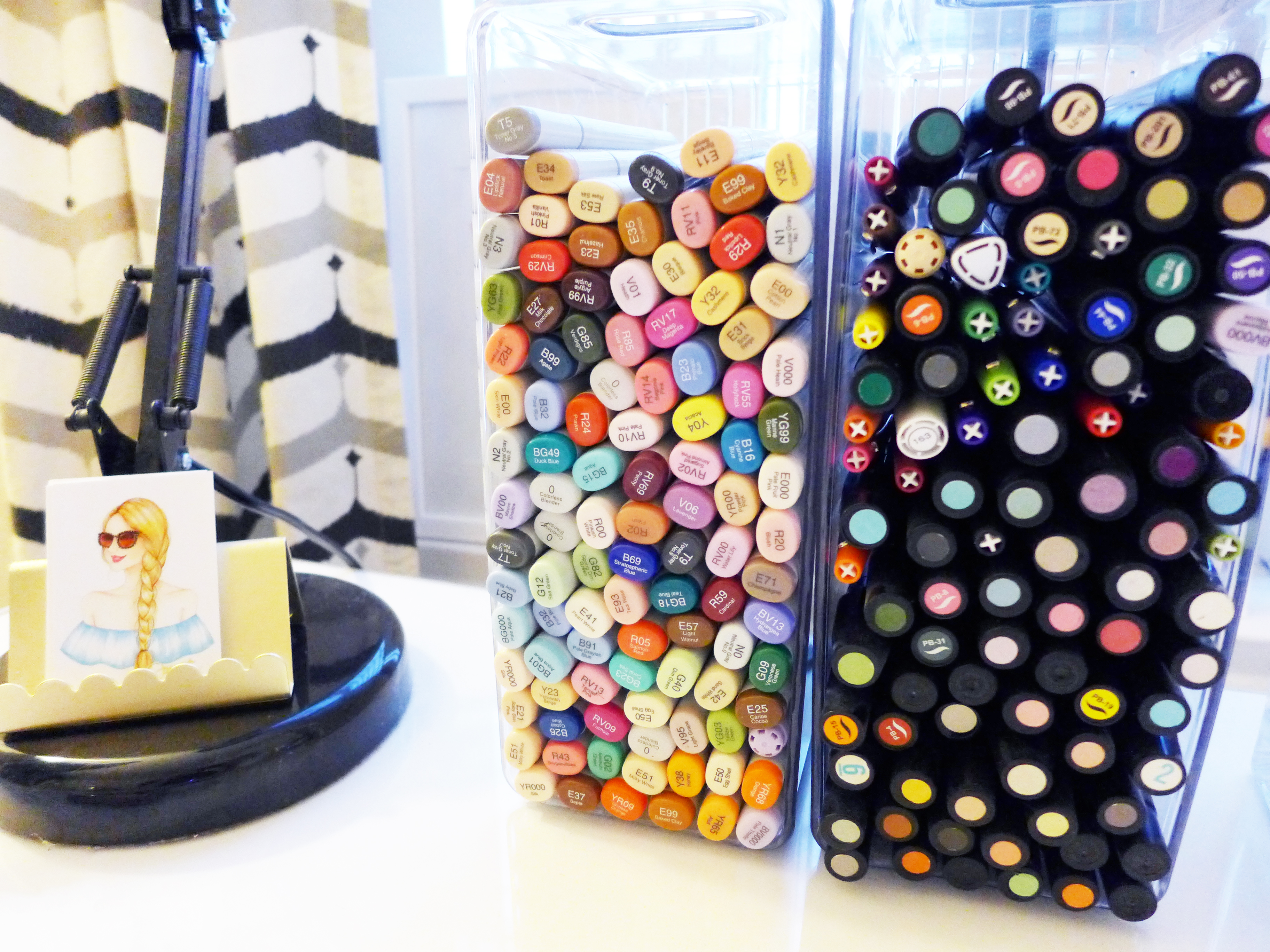 Top 10 Copic Marker Storage Ideas…  Joanna Baker : Fashion & Lifestyle  Illustrations