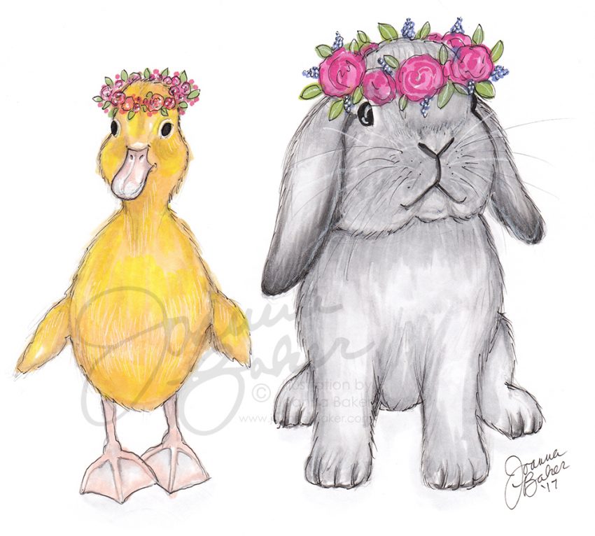 Easter Babies Illustration by Joanna Baker