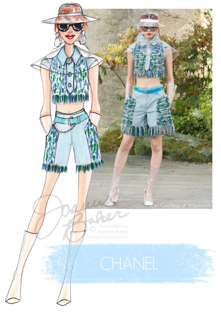 Chanel Fashion Illustration by Joanna Baker