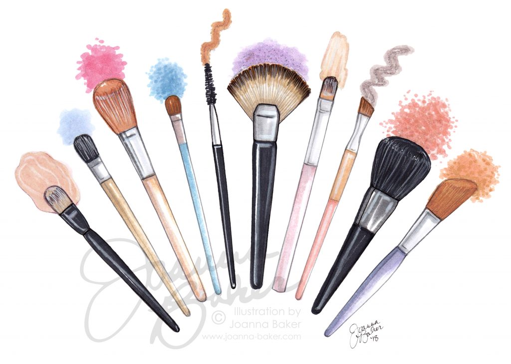 Joanna Baker Illustration Beauty Blog Post Collab with Mara Ferreira!