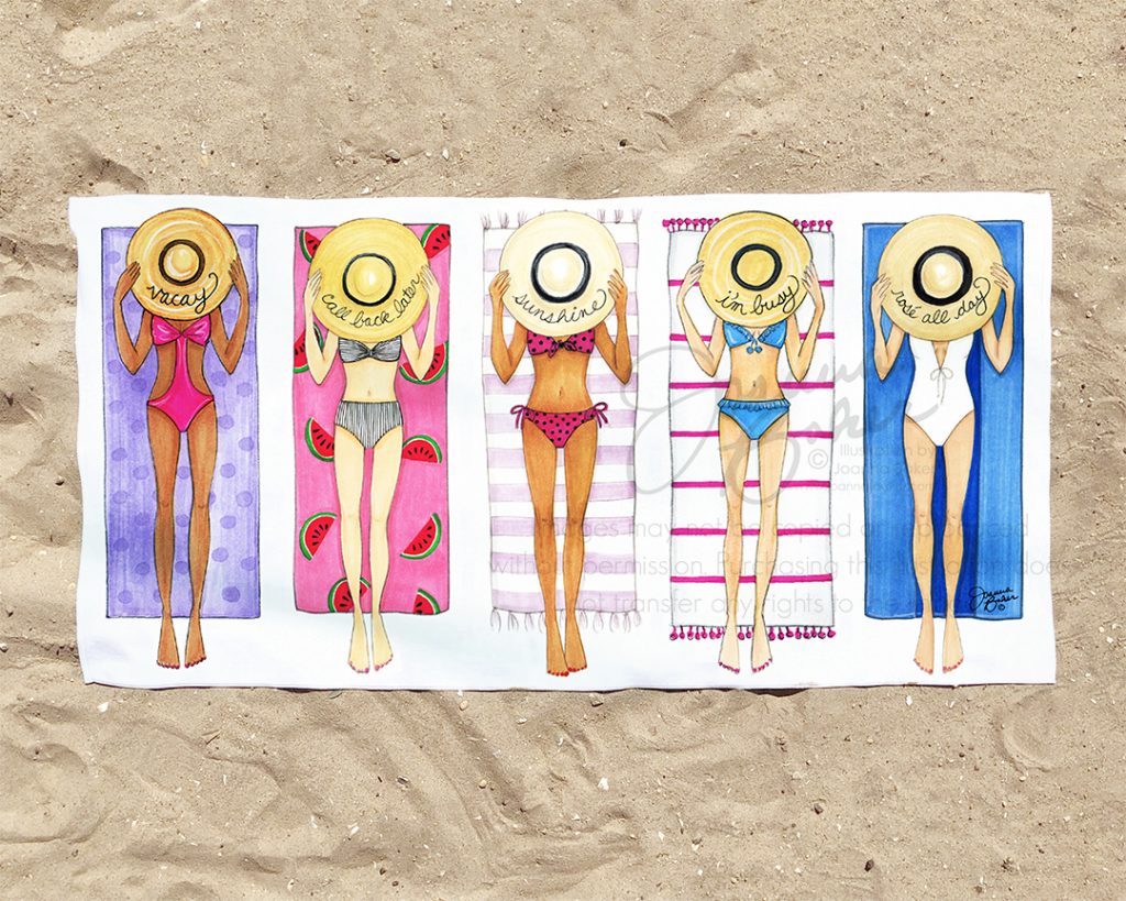 Summer Beach Towels by Joanna Baker