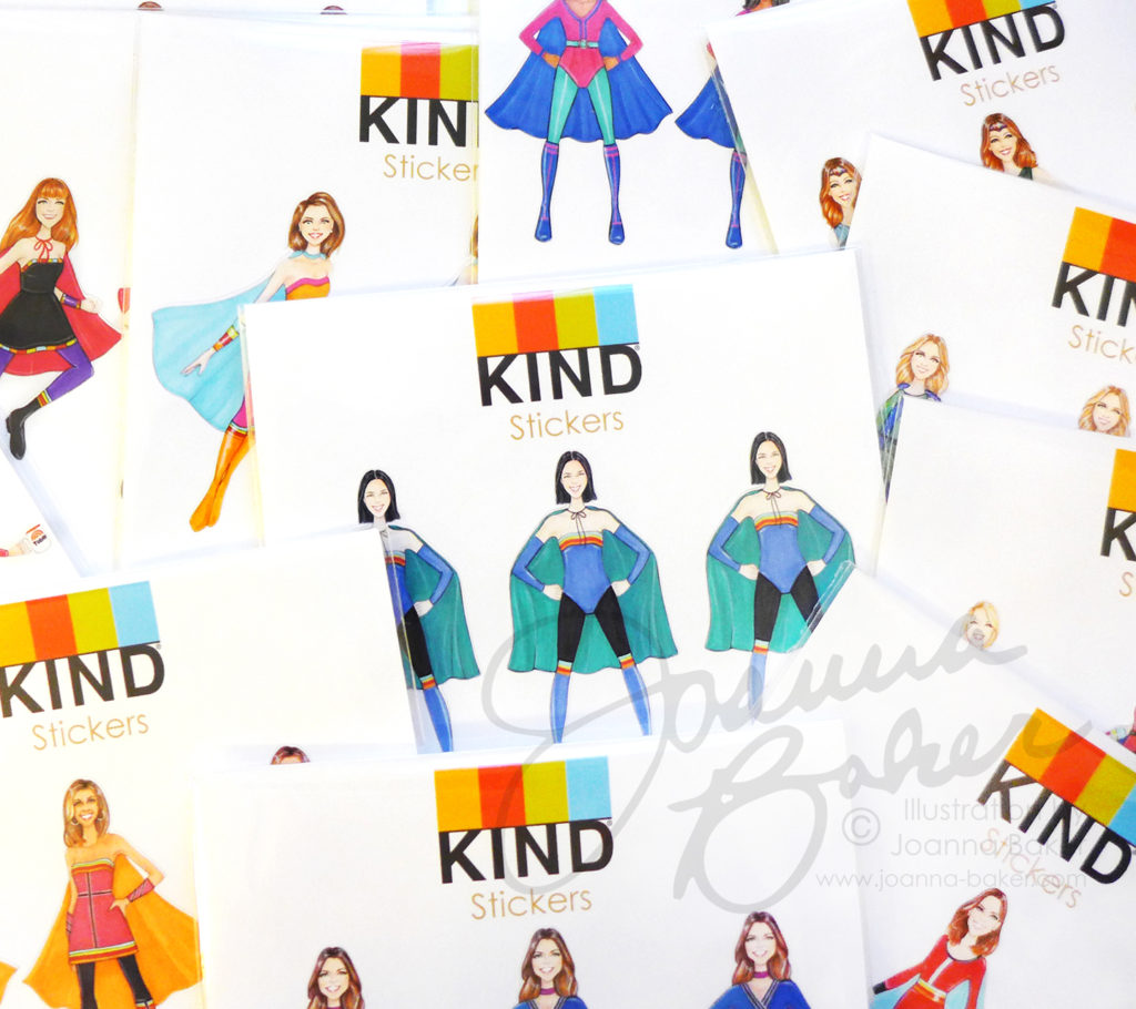 Kind x Joanna Baker Superhero Illustrations