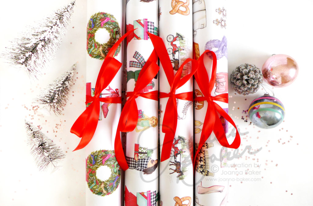 Illustrated Gift Wrap by Joanna Baker