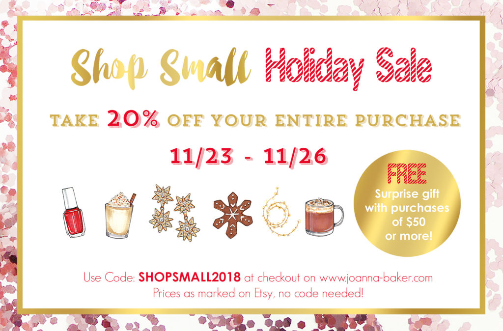 Shop Small Holiday Sale : Joanna Baker Illustration