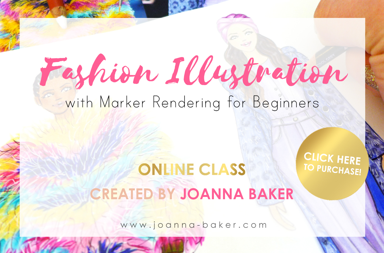 My Top 10 Copic Sketch Marker Tips…  Joanna Baker : Fashion & Lifestyle  Illustrations