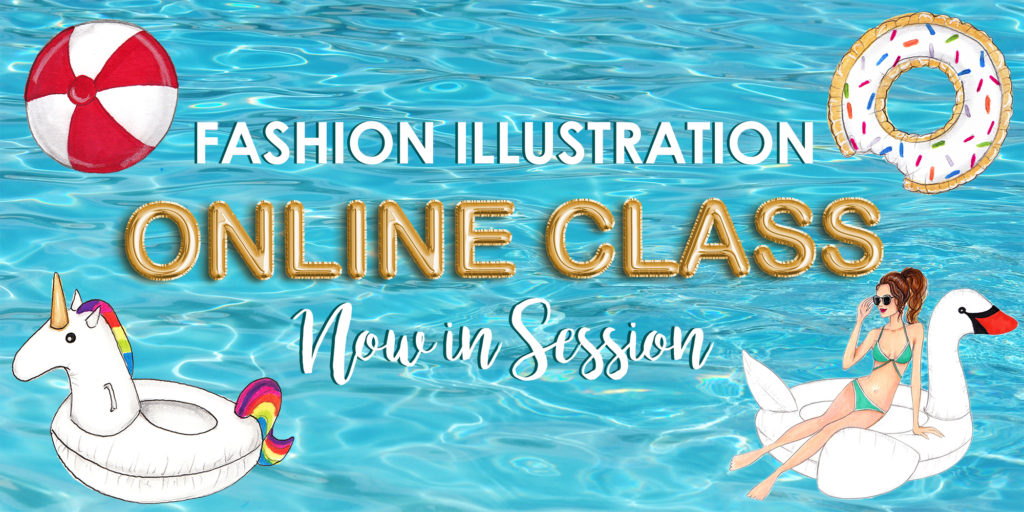 Online Fashion Illustration Class by Joanna Baker