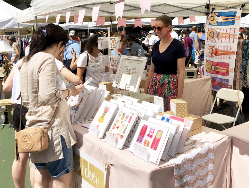 Grand Bazaar Pop Up with Joanna Baker Illustration