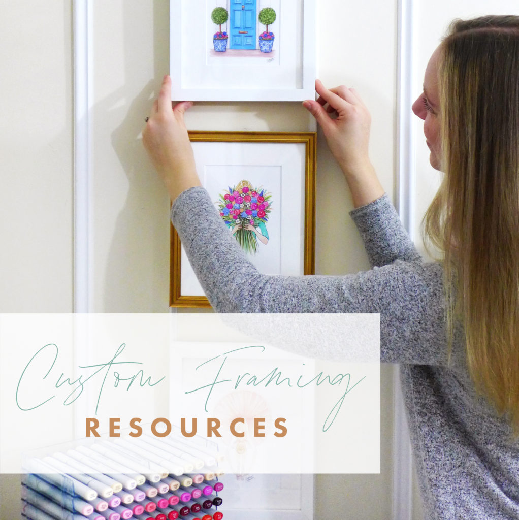Custom Framing Resources by Joanna Baker