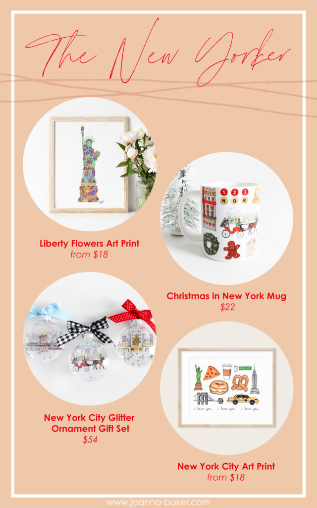 2020 Illustrated Gift Guide for The New Yorker by Joanna Baker Illustration