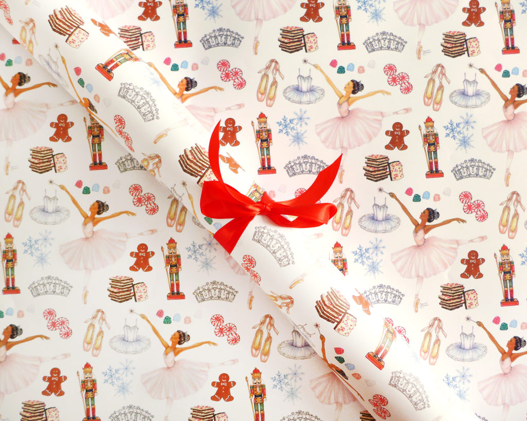 Nutcracker Gift Wrap by Joanna Baker
