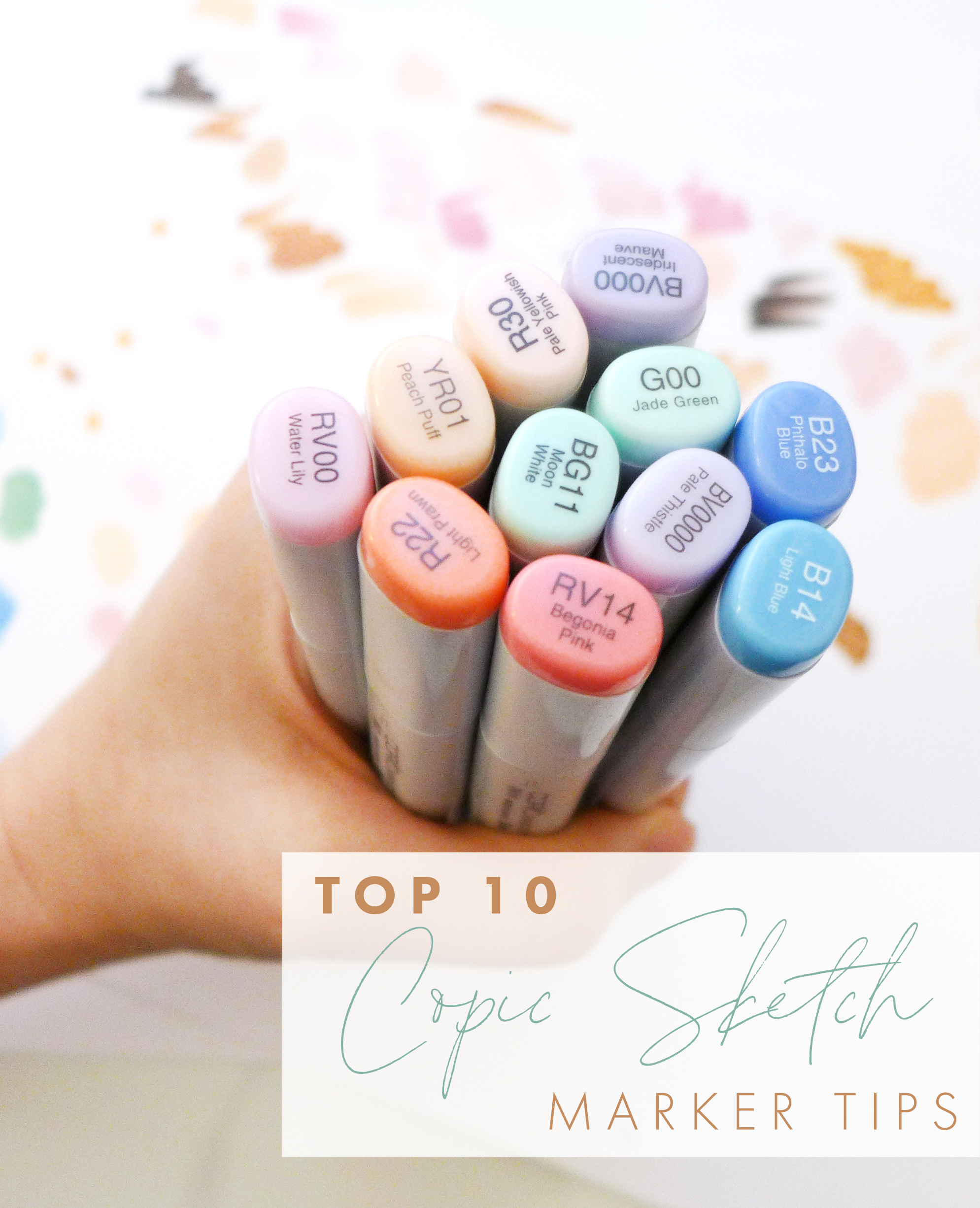 My Top 10 Copic Sketch Marker Tips…  Joanna Baker : Fashion & Lifestyle  Illustrations