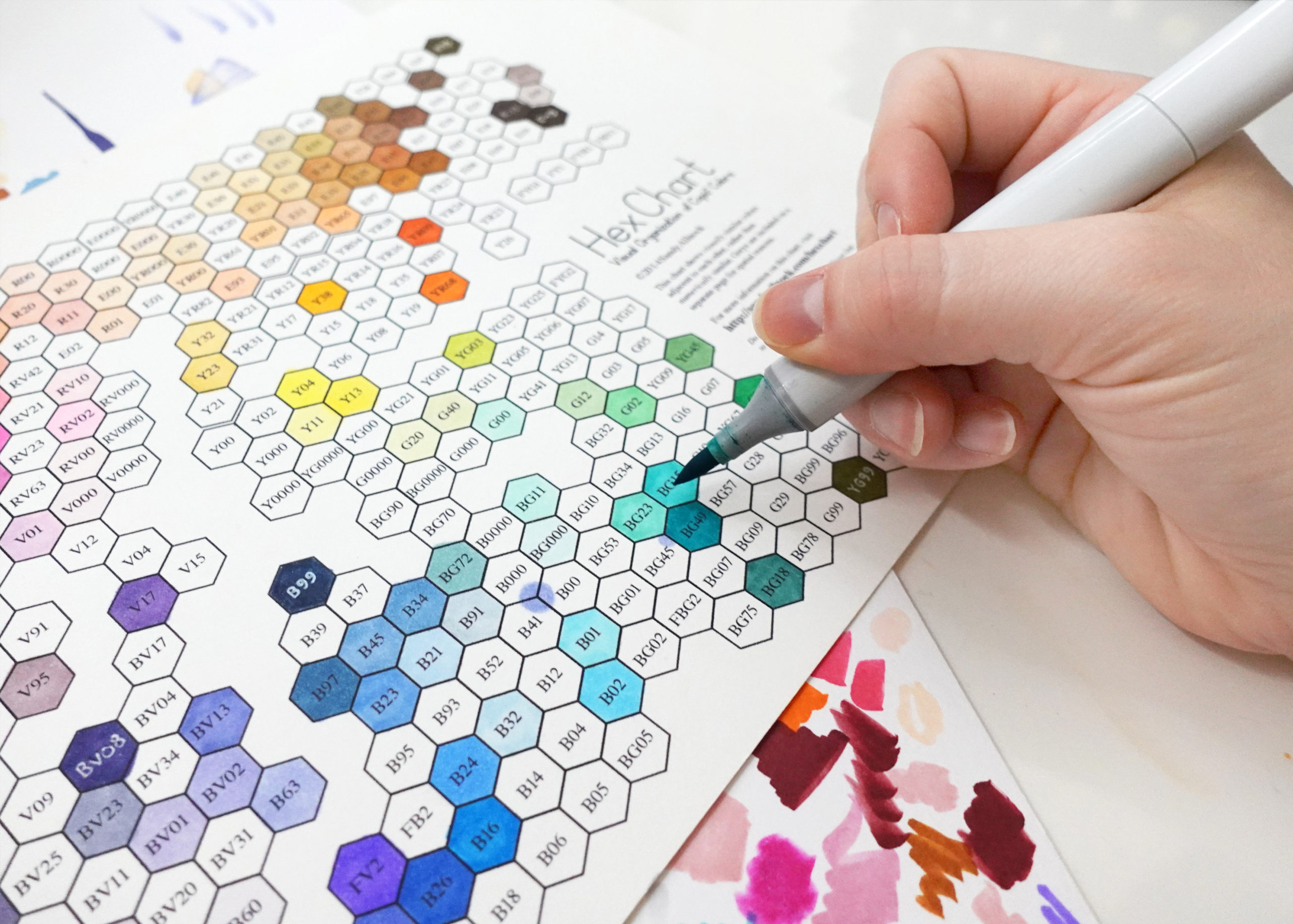 100 Best Copic Markers: Practice Color Sheets ideas