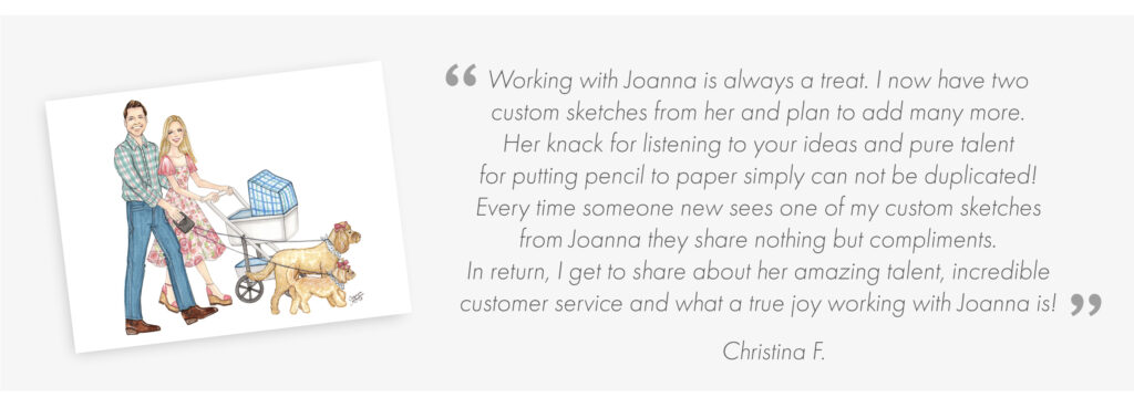 Client Reviews - Joanna Baker Illustration