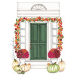 Fall Dream Home Illustration by Joanna Baker