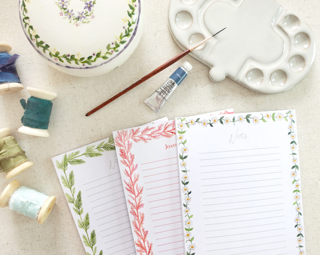 Personalized Notepads by Joanna Baker