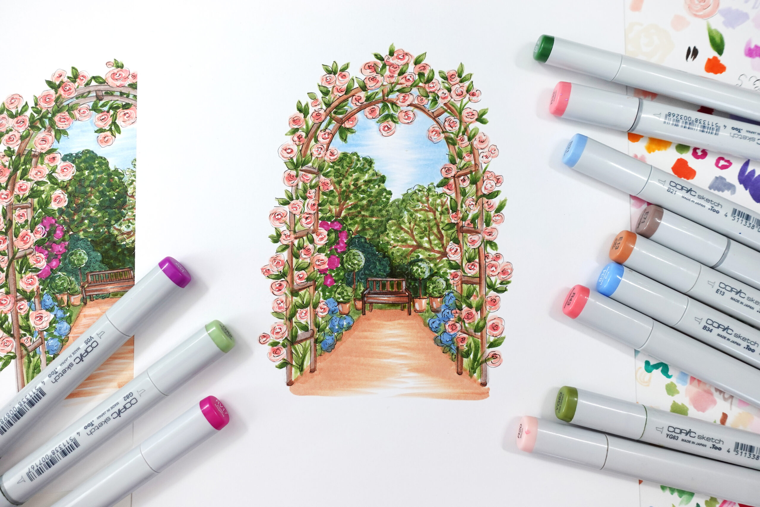 My Top 10 Copic Sketch Marker Tips…  Joanna Baker : Fashion & Lifestyle  Illustrations