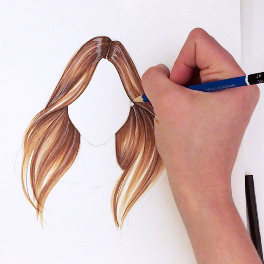 Tutorial: Drawing skin tones with colored pencils - Ioanna