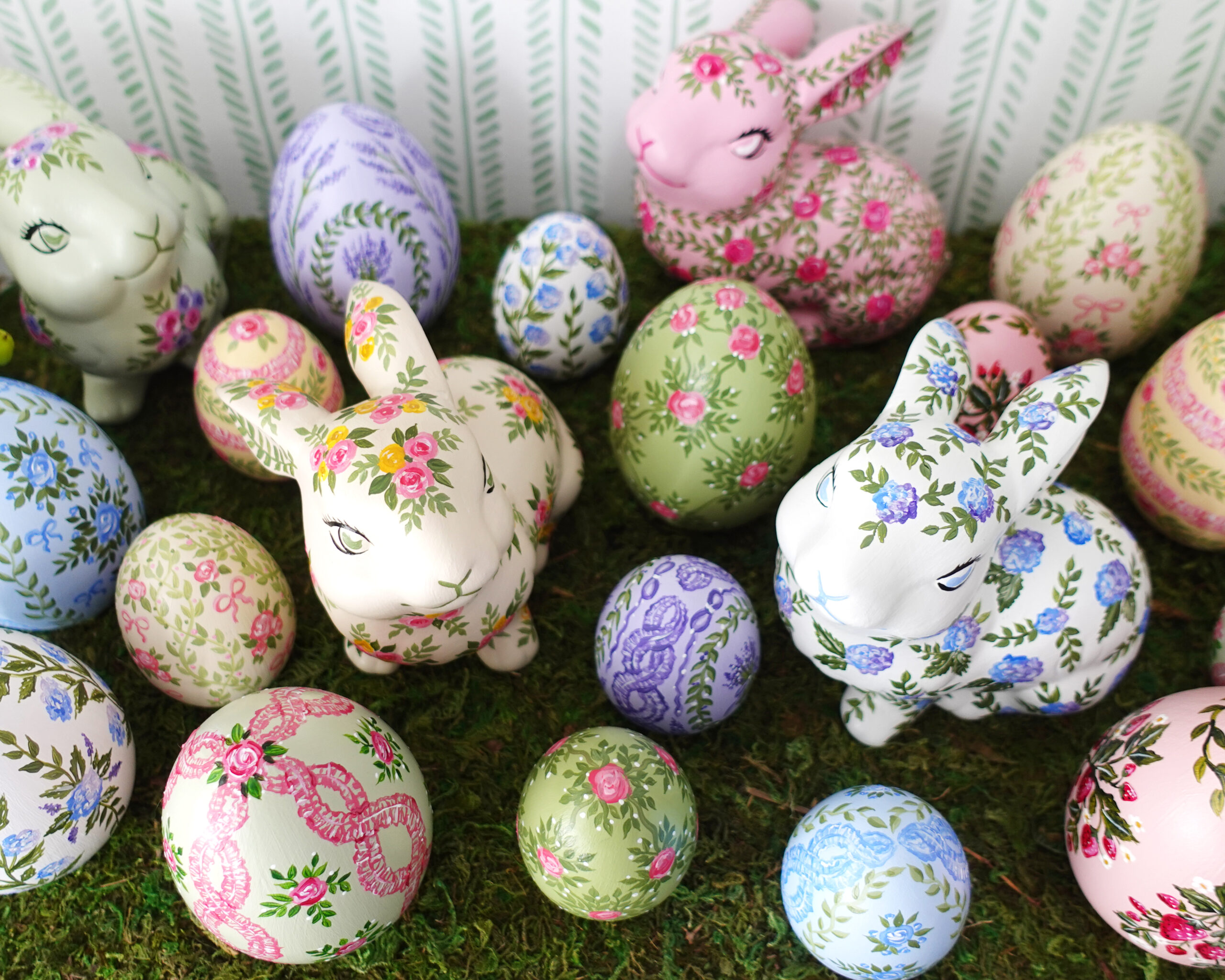 Heirloom Eggs & Bunnies by Joanna Baker