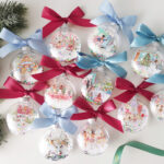 Nutcracker Glitter Ornaments by Joanna Baker