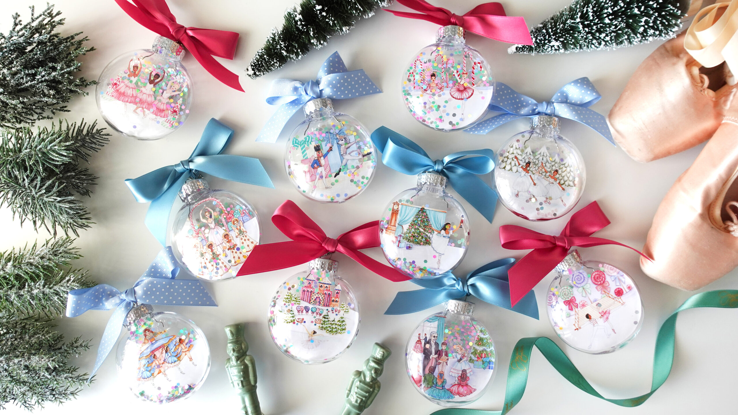 2024 Glitter Ornaments by Joanna Baker