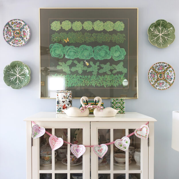 DIY Painted Paper Heart Garland by Joanna Baker