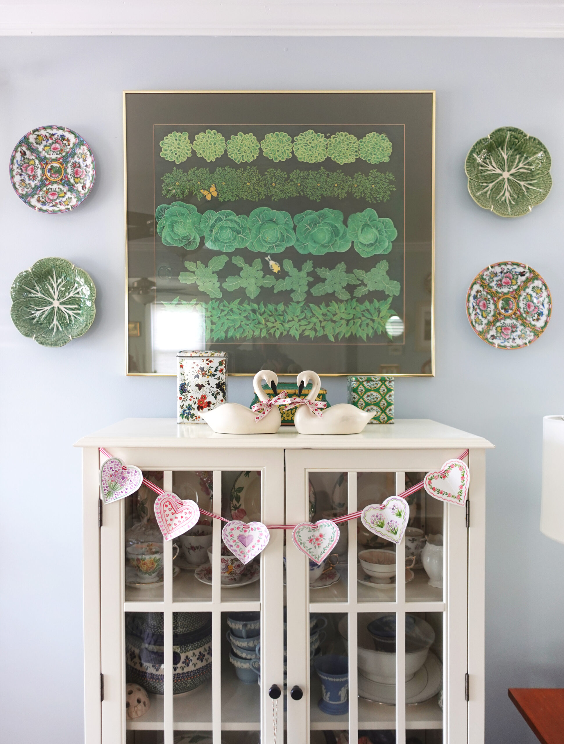 DIY Painted Paper Heart Garland by Joanna Baker