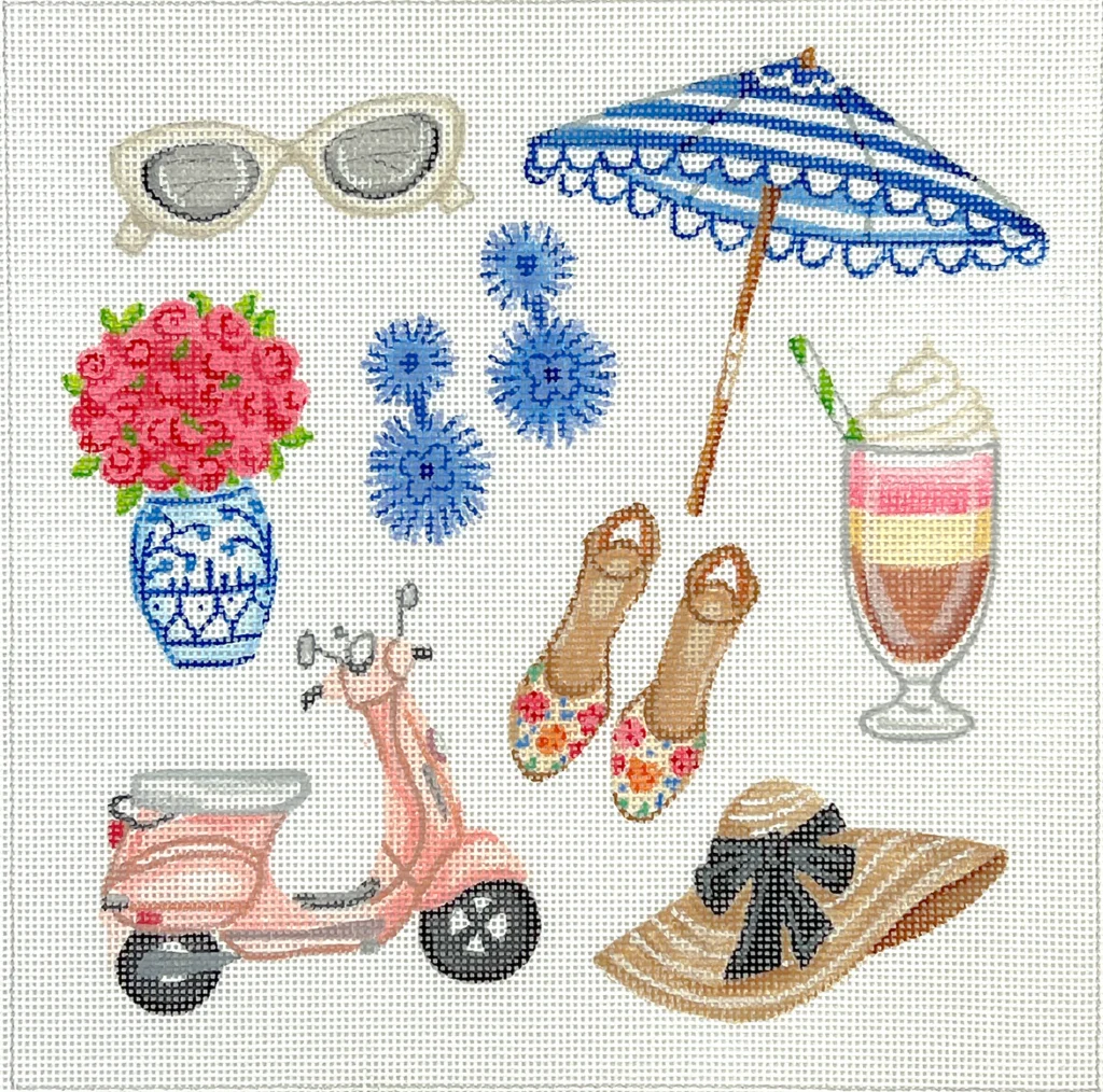 Joanna Baker Needlepoint Canvas with Kate Dickerson