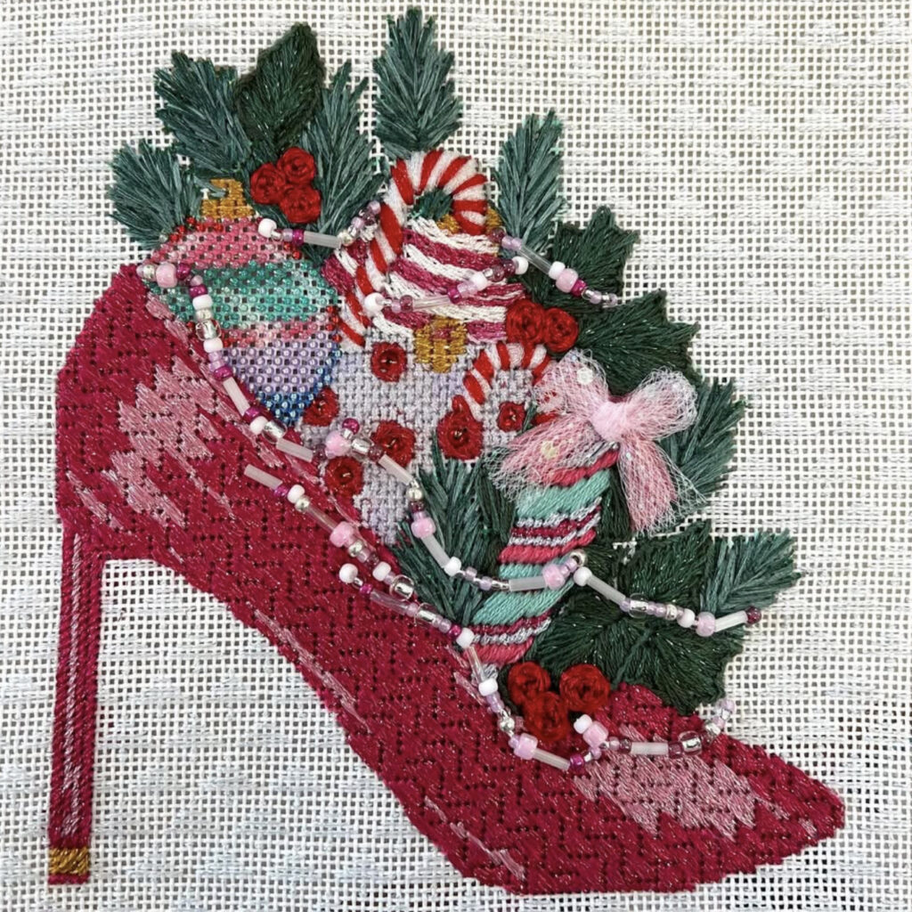 Work by Elaine Aidonidis, Canvas © Joanna Baker