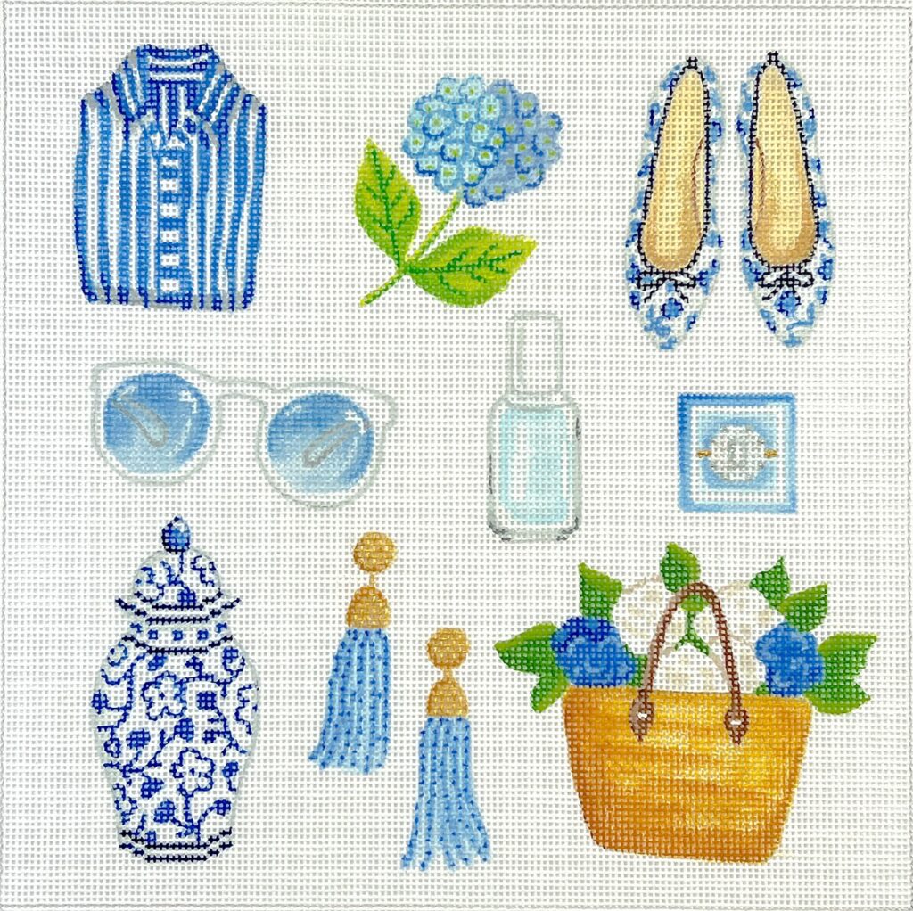 Joanna Baker Needlepoint Canvas with Kate Dickerson