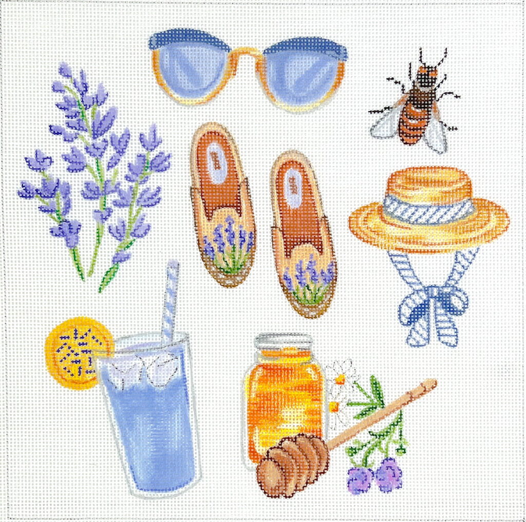 Joanna Baker Needlepoint Canvas with Kate Dickerson