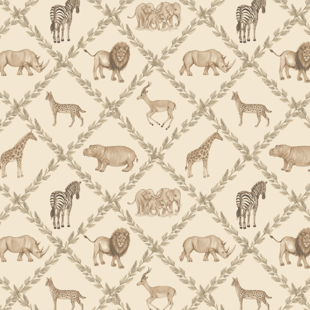 Safari - Repeating Pattern by Joanna Baker