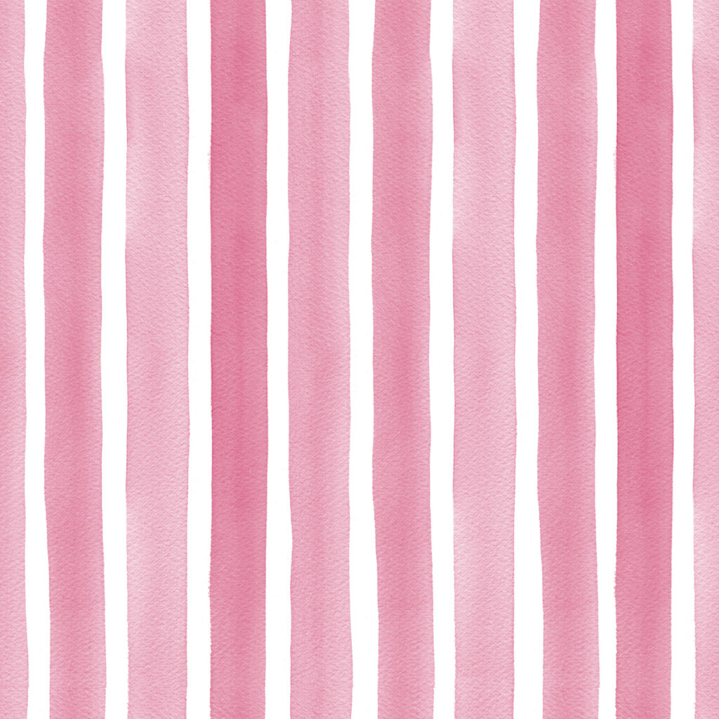 Tonal Watercolor Stripe in Petunia Pink - Repeating Pattern by Joanna Baker