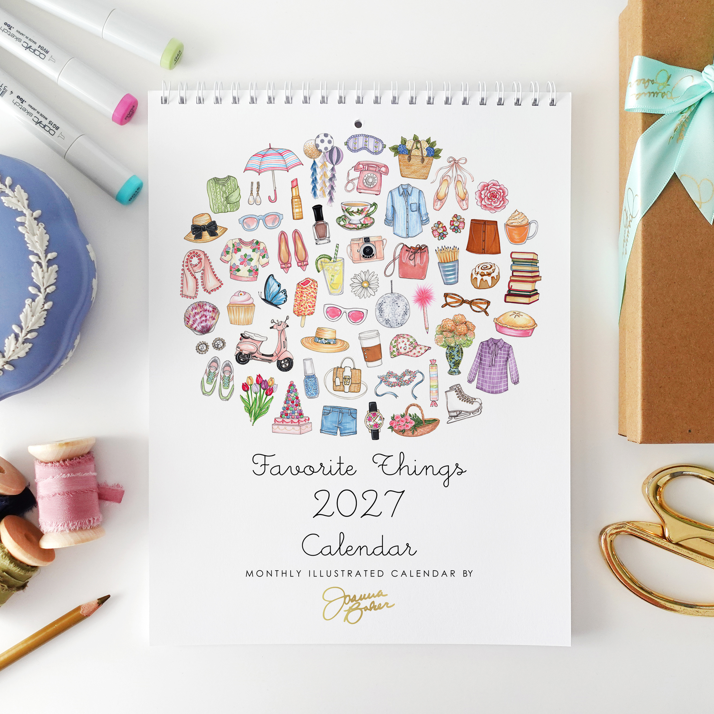 Favorite Things Calendar by Joanna Baker