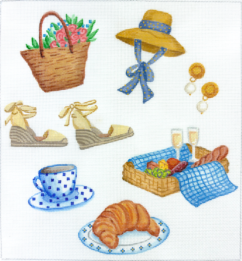 Joanna Baker Needlepoint Canvas with Kate Dickerson