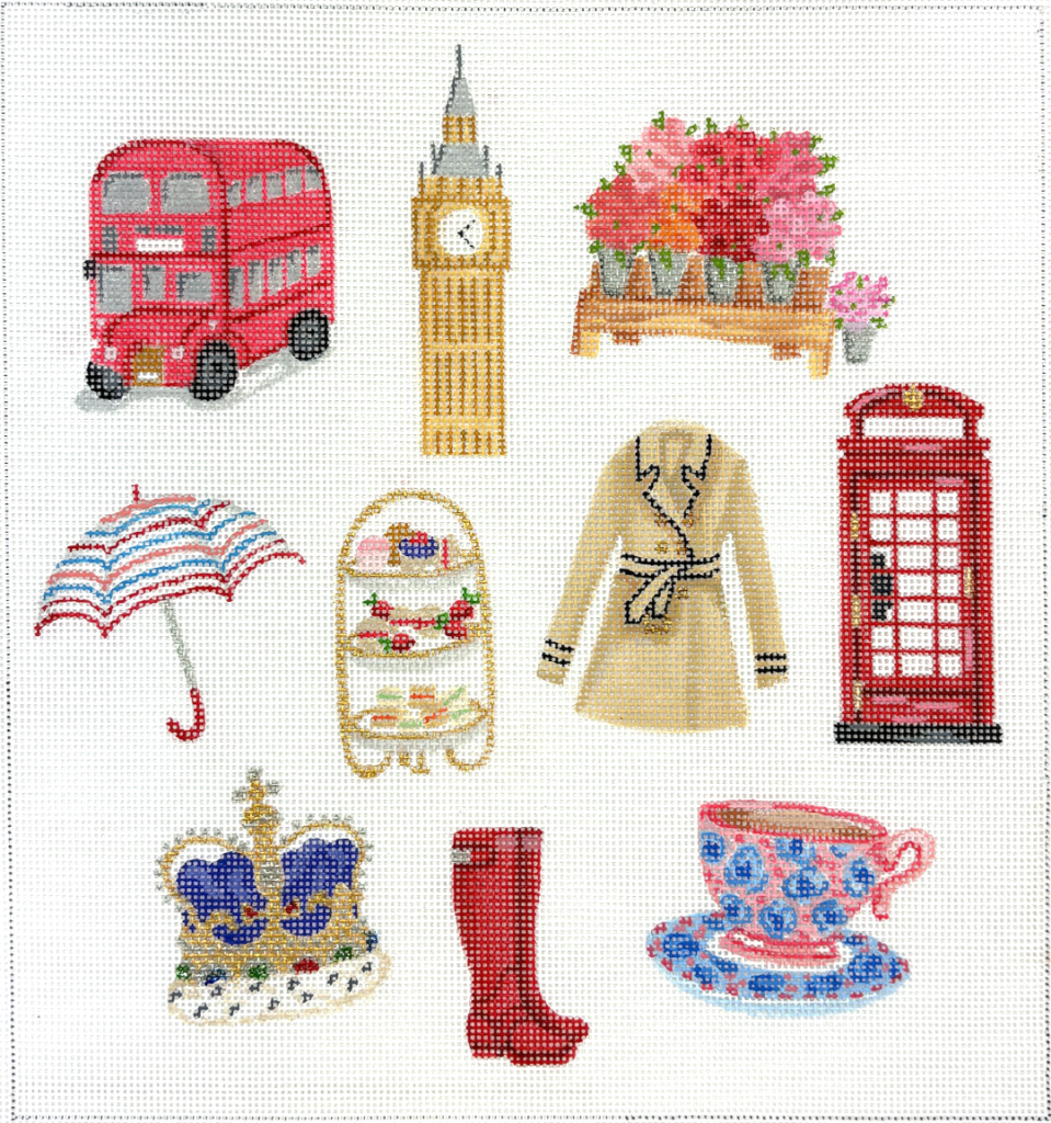 Joanna Baker Needlepoint Canvas with Kate Dickerson