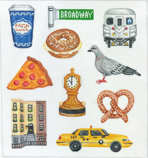 Joanna Baker Needlepoint Canvas with Kate Dickerson